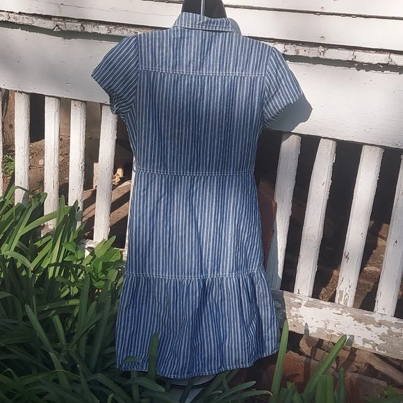 Wonder Nation Pinstriped 3 Tierd Button up Th Front - Picture 4 of 5